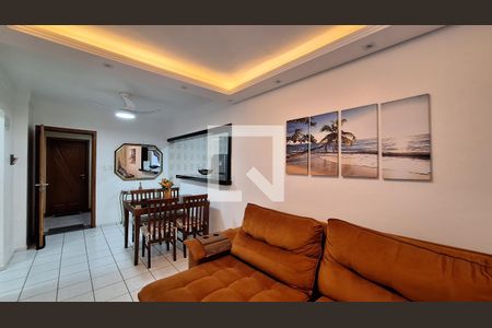 Sala de apartamento para alugar com 2 quartos, 82m² em Cidade Ocian, Praia Grande