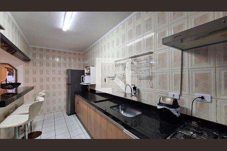 Cozinha de apartamento para alugar com 2 quartos, 82m² em Cidade Ocian, Praia Grande