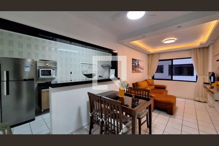 Sala de apartamento para alugar com 2 quartos, 82m² em Cidade Ocian, Praia Grande