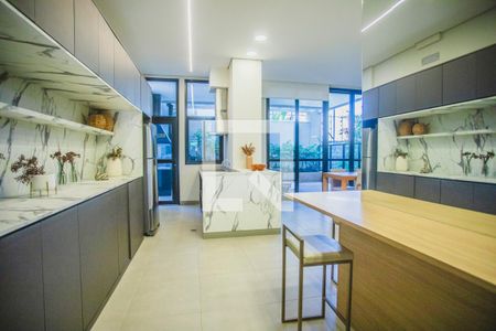 Área comum - Espaço Gourmet de kitnet/studio para alugar com 1 quarto, 32m² em Chácara Inglesa, São Paulo
