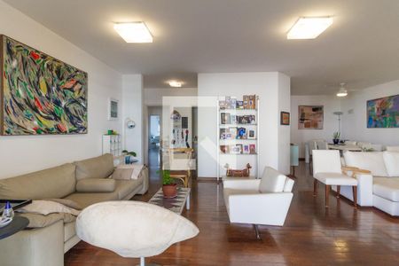 Sala de Estar de apartamento à venda com 4 quartos, 220m² em Perdizes, São Paulo
