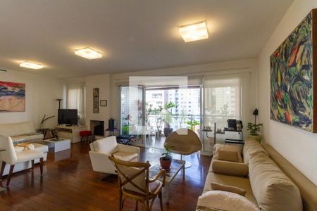 Sala de Estar de apartamento à venda com 4 quartos, 220m² em Perdizes, São Paulo