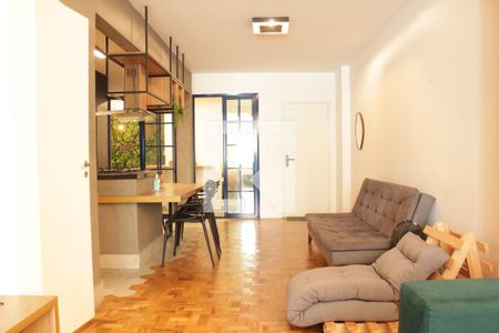 Apartamento para alugar com 110m², 2 quartos e 1 vagaSala