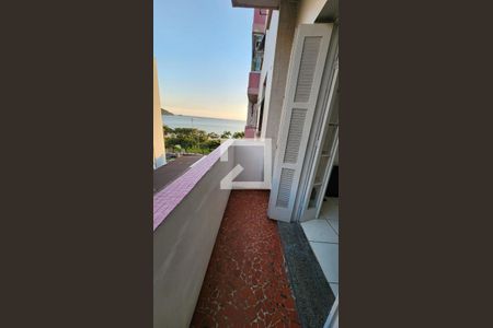 Varanda da Sala de apartamento para alugar com 1 quarto, 57m² em Aparecida, Santos