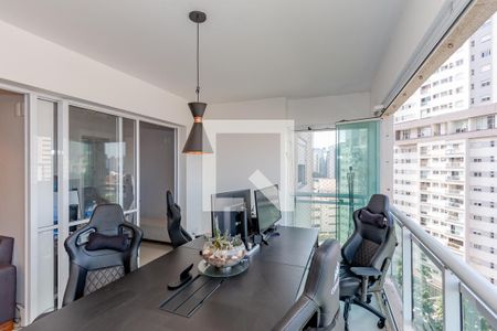 Varanda de apartamento à venda com 3 quartos, 90m² em Brooklin Paulista, São Paulo