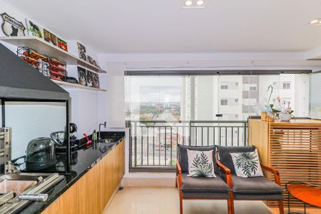 Varanda de apartamento à venda com 3 quartos, 84m² em Jardim Caravelas, São Paulo