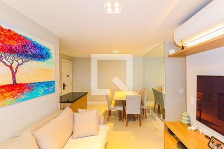 Sala de apartamento à venda com 3 quartos, 84m² em Jardim Caravelas, São Paulo