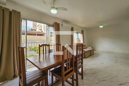 Sala de apartamento para alugar com 2 quartos, 114m² em Tortuga, Guarujá