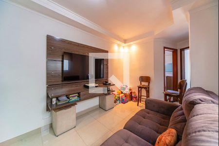 Sala de apartamento à venda com 2 quartos, 96m² em Vila Amabile Pezzolo, Santo André