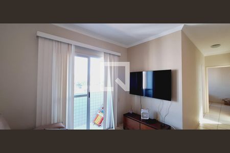 Sala de apartamento para alugar com 2 quartos, 55m² em Canto do Forte, Praia Grande