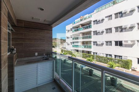 Varanda de apartamento à venda com 3 quartos, 62m² em Vargem Pequena, Rio de Janeiro