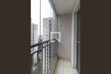 Varanda da Sala de apartamento para alugar com 2 quartos, 56m² em Vila Liviero, São Paulo