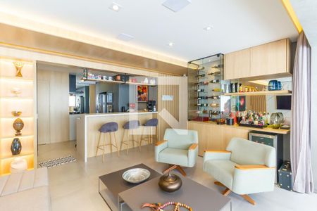 Sala de apartamento à venda com 2 quartos, 131m² em Vila Anastácio, São Paulo