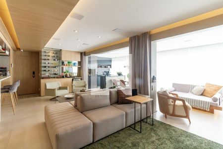 Sala de apartamento à venda com 2 quartos, 131m² em Vila Anastácio, São Paulo