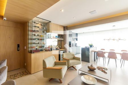 Sala de apartamento à venda com 2 quartos, 131m² em Vila Anastácio, São Paulo