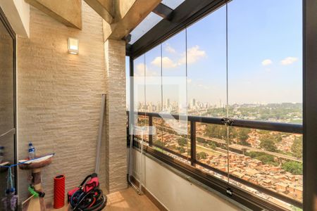 Varanda da Sala de apartamento à venda com 4 quartos, 175m² em Campo Belo, São Paulo