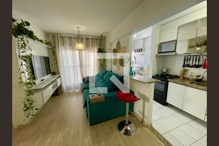 Sala de apartamento à venda com 2 quartos, 45m² em Residencial Alexandria, Várzea Paulista