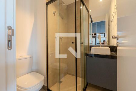 Banheiro de kitnet/studio à venda com 1 quarto, 20m² em Bela Vista, São Paulo