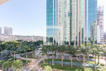 Varanda vista de apartamento à venda com 1 quarto, 66m² em Brooklin Paulista, São Paulo