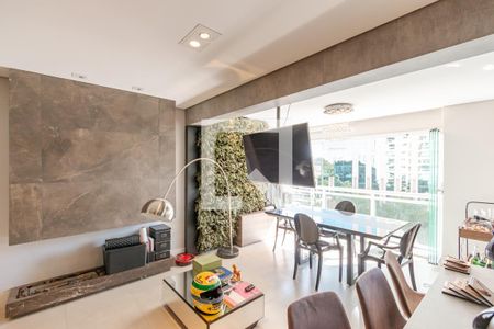 Sala de apartamento à venda com 1 quarto, 66m² em Brooklin Paulista, São Paulo