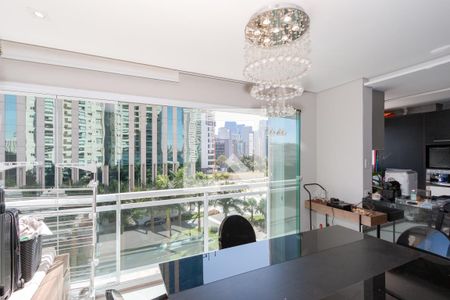 Varanda de apartamento à venda com 1 quarto, 66m² em Brooklin Paulista, São Paulo