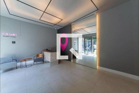 Studio à venda com 40m², 1 quarto e sem vaga Studio à venda com 40m², 1 quarto e sem vagaHall Social