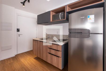 Cozinha de kitnet/studio à venda com 1 quarto, 40m² em Jardim das Acácias, São Paulo