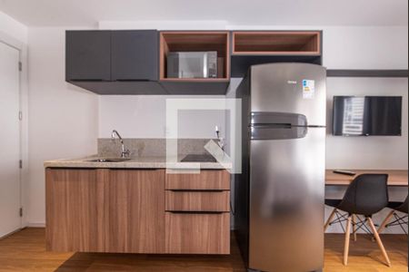 Cozinha de kitnet/studio à venda com 1 quarto, 40m² em Jardim das Acácias, São Paulo