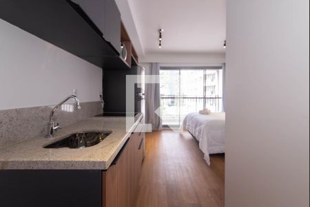 Cozinha de kitnet/studio à venda com 1 quarto, 40m² em Jardim das Acácias, São Paulo