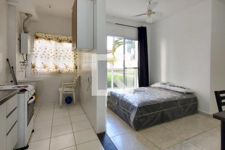 Sala/Cozinha de apartamento para alugar com 1 quarto, 47m² em Cidade Ocian, Praia Grande