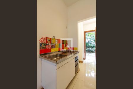 Cozinha de kitnet/studio à venda com 1 quarto, 32m² em São Conrado, Rio de Janeiro