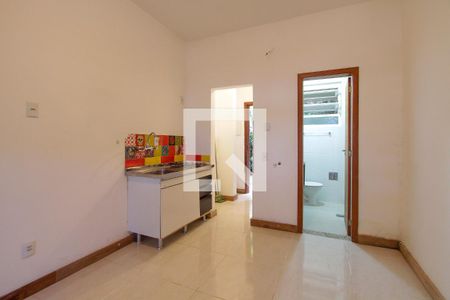Cozinha - Sala de kitnet/studio à venda com 1 quarto, 32m² em São Conrado, Rio de Janeiro
