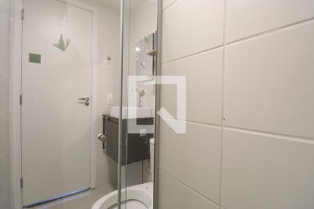 Apartamento para alugar com 33m², 2 quartos e sem vagaDetalhe do banheiro