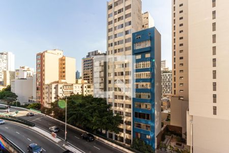 Sala - Vista de apartamento à venda com 2 quartos, 89m² em Vila Buarque, São Paulo
