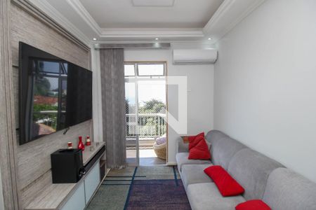Sala de Estar de apartamento à venda com 2 quartos, 90m² em Praia da Bandeira, Rio de Janeiro