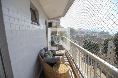 Varanda de apartamento à venda com 2 quartos, 90m² em Praia da Bandeira, Rio de Janeiro