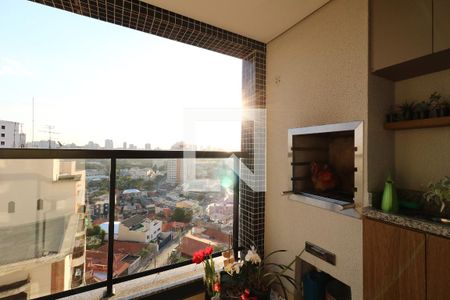 Varanda Sala de apartamento à venda com 2 quartos, 59m² em Parque das Nações, Santo André