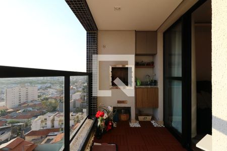 Varanda Sala de apartamento à venda com 2 quartos, 59m² em Parque das Nações, Santo André