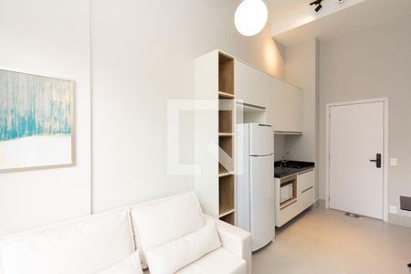 Sala/Cozinha de apartamento para alugar com 1 quarto, 35m² em Moema, São Paulo