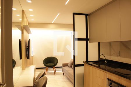Sala de apartamento para alugar com 1 quarto, 30m² em Pinheiros, São Paulo