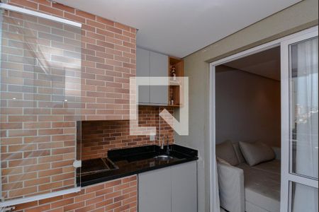 sacada da Sala de apartamento para alugar com 2 quartos, 65m² em Baeta Neves, São Bernardo do Campo