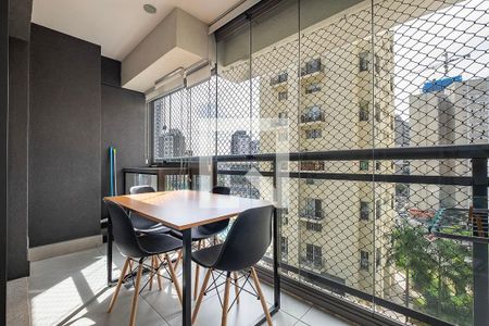 Studio para alugar com 33m², 1 quarto e sem vaga Studio para alugar com 33m², 1 quarto e sem vagaStudio - Varanda