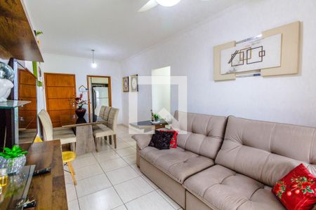 Sala de apartamento para alugar com 3 quartos, 92m² em Vila Tupi, Praia Grande