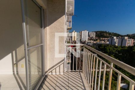 Varanda da sala  de apartamento à venda com 2 quartos, 55m² em Fonseca, Niterói