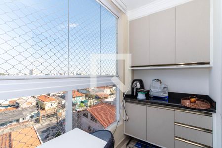 Varanda da Sala de apartamento à venda com 2 quartos, 55m² em Parque Continental I, Guarulhos