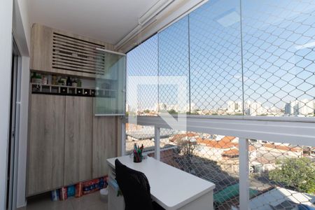 Varanda da Sala de apartamento à venda com 2 quartos, 55m² em Parque Continental I, Guarulhos