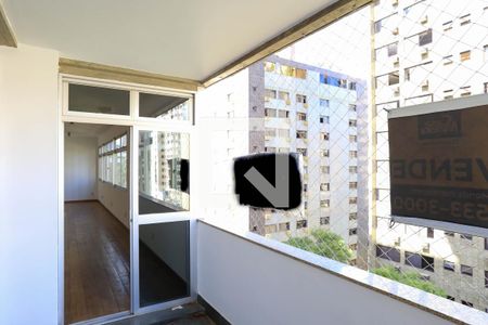 varanda de apartamento à venda com 4 quartos, 228m² em Lourdes, Belo Horizonte