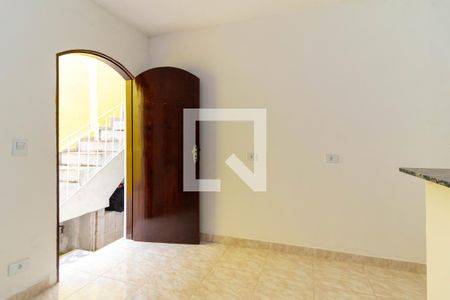 Sala e Cozinha de casa para alugar com 1 quarto, 40m² em Vila Carmosina, São Paulo