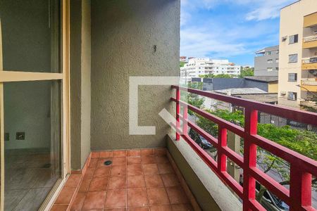 Varanda  de apartamento para alugar com 2 quartos, 60m² em Balneario Cidade Atlantica, Guarujá