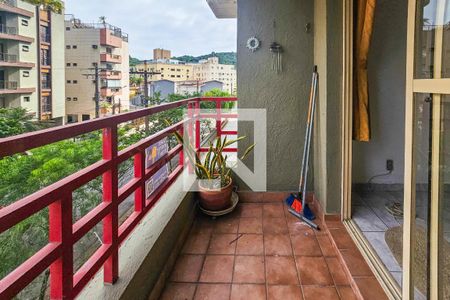 Varanda de apartamento para alugar com 2 quartos, 60m² em Balneario Cidade Atlantica, Guarujá